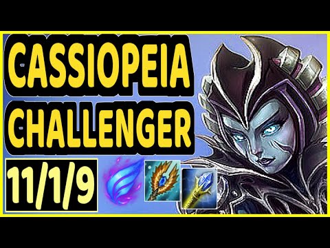 SERTUSS (CASSIOPEIA) - 11/1/9 KDA CHALLENGER GAMEPLAY - EUW