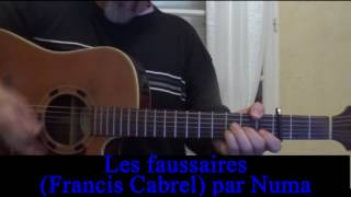 Les faussaires (Francis Cabrel) cover guitare voix