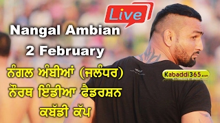 Nangal Ambian (Jalandhar) North India Federation Kabaddi Cup 02 Feb 2017