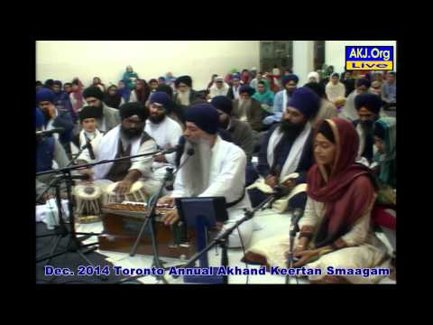 027 Toronto Dec. 2014 Smaagam - Tuesday Evening Keertan - Bh. Harpreet Singh Jee Toronto