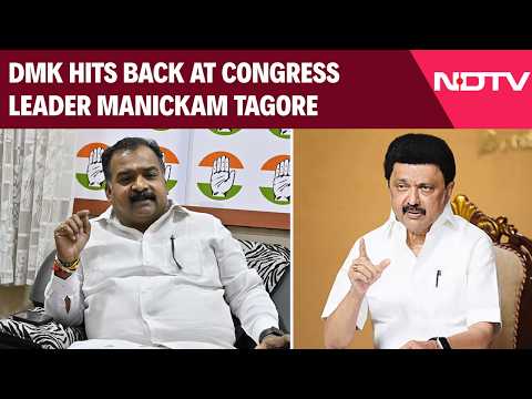 Tamil Nadu Elections | DMK Hits Back at Manickam Tagore, Says "He Became MP With Our Support"