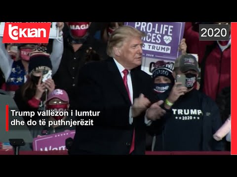 Trump vallëzon i lumtur dhe puth njerëzit. Zbuloni arsyen |Lajme - News