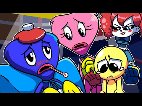 HUGGY WUGGY IS SO SAD WITH PLAYER & KISSY! Poppy Playtime Animation #9