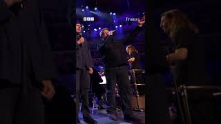 Guy Garvey takes the megaphone for "21st Century Schizoid Man".📣📣📣⁣ - BBC