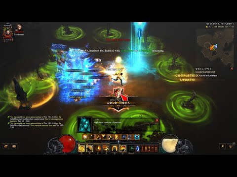 Diablo3 S28 Rank1 WoL Monk(4:48)Solo GR150 NA