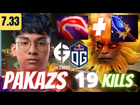 [MONKEY KING] EG.PAKAZS DEJA EN COMA A OG 19 kills / DOTA PRO GAMEPLAY [HARD CARRY] /DESOLATOR