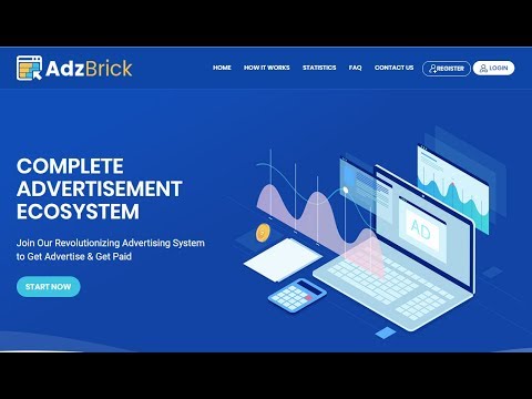 Без вложений! AdzBrick заработок в токенах
