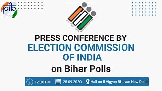 Press Conference by Election Commission of India on Bihar Polls | DOWNLOAD THIS VIDEO IN MP3, M4A, WEBM, MP4, 3GP ETC