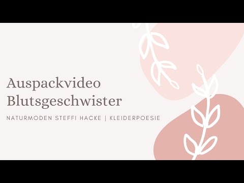 Blutsgeschwister "Frau Holland" bei Naturmoden Steffi Hacke | Kleiderpoesie