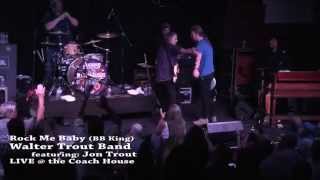 Rock Me Baby (BB King) - Walter Trout Band w/ Jon Trout - LIVE - musicUcansee.com