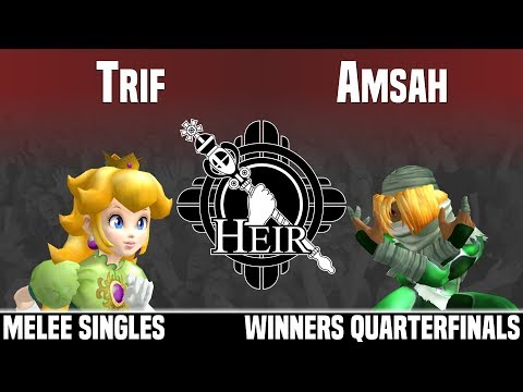 Heir 4 - vL | Trif (Peach) vs Asterion | Amsah (Sheik) - MELEE SINGLES - WINNERS QUARTERFINALS