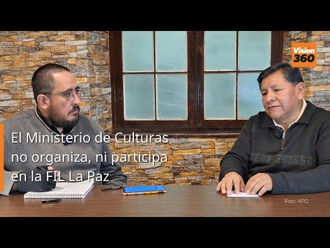 El Ministerio de Culturas no organiza, ni participa en la Feria Internacional del Libro de La Paz