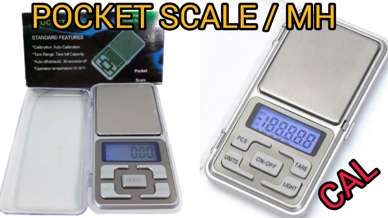 Ajuste Balanza Pocket Scale Modelo MH Como cambiar Capacidad Máxima y Unidad