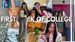 HBCU Vlog: First Week of College (block party, class, grwm, & more!)