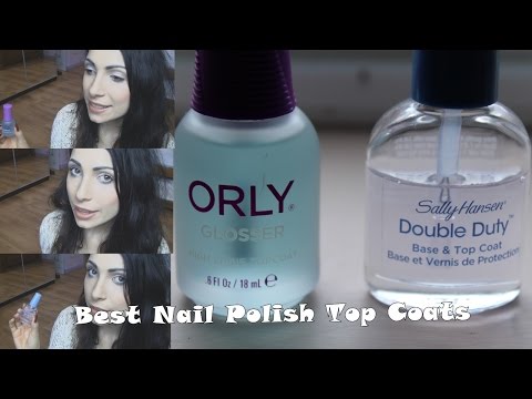 Best Nail Polish Top Coats | Orly Glosser & Sally Hansen Double Duty | Review
