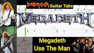 Use The Man - Megadeth - Guitar + Bass TABS Lesson