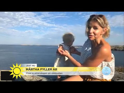 Märtha fyller ett år! - Nyhetsmorgon (TV4)
