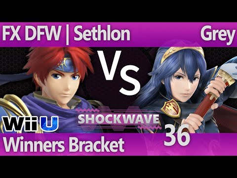 SW 36 Wii U - FX DFW | Sethlon (Roy) vs Grey (Lucina) - Winners Bracket