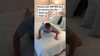 How to crack your ENTIRE back in SECONDS at home