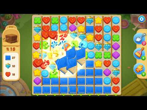 Matchington Mansion Level 842 - 843 | MICRO GAMEPLAY HD