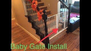Regalo Easy open Baby Gate Installation video. Child gate, Animal Gate, Pet Gate