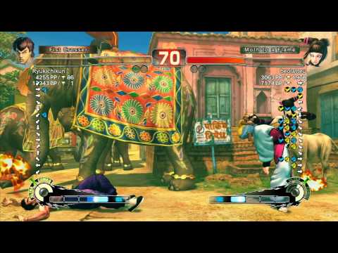 SSF4 AE: Ryukichikun (FeiLong) vs beolatteu (Juri) - Ranked Match (720p HD)