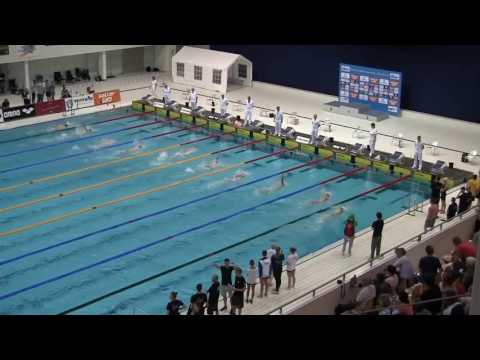DJM Schwimmen 2016 - 100m Rücken (m) - Finale Jg. 1998