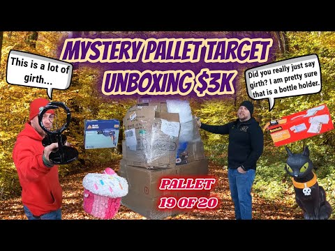 361 Items On This B-Stock Target Unboxing Mystery Pallet Liquidation Boxes $2993