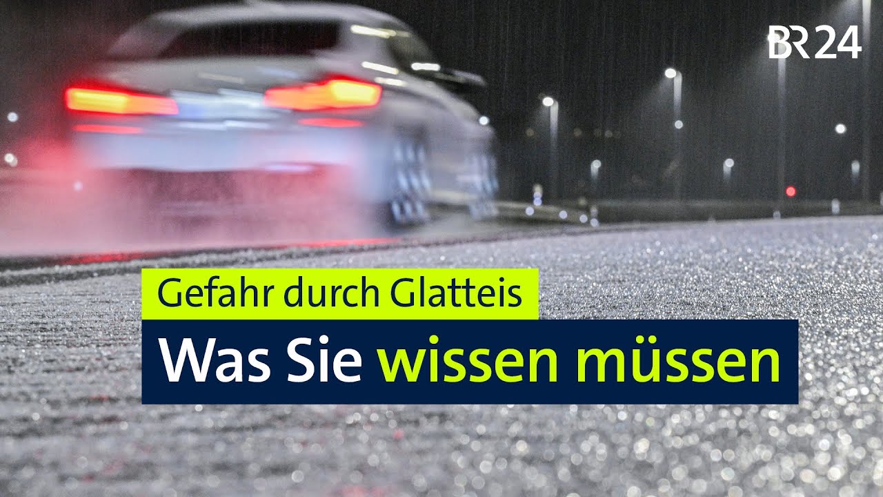Gefahr durch Glatteis: Was Sie wissen müssen | BR24