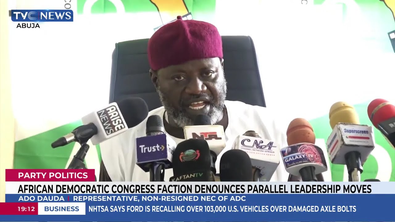 ADC Faction Endorses Nafiu Bala As Acting National Chairman