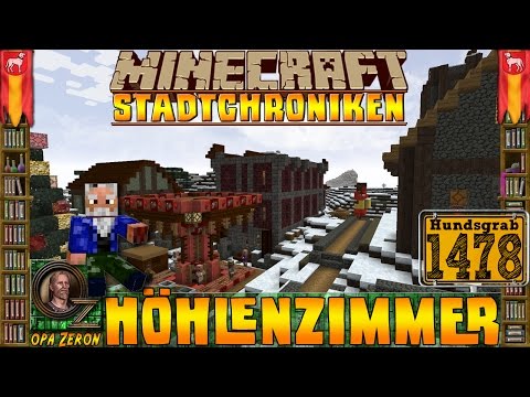 Minecraft #1478 -Stadtchroniken- Höhlenzimmer [HD+Deutsch]