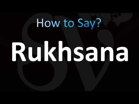 How to Pronounce Rukhsana (CORRECTLY!)