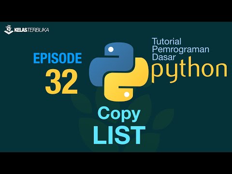 Belajar Python Dasar 32 Copy List