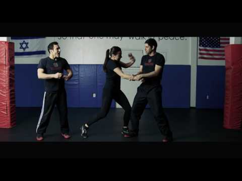 How To Defend  an Arm Grab (Women Self Defense) by Krav Maga Experts