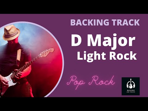 D Major Backing Track - Best Backing Jam Tracks, Rock Jam Track in the Key of D major