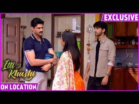 Itti Si Khushi On Location: Anvita Ne Di Sanjay Ko Baccho Se Dur Rehna Ki Warning, Sanjay Ki Salah