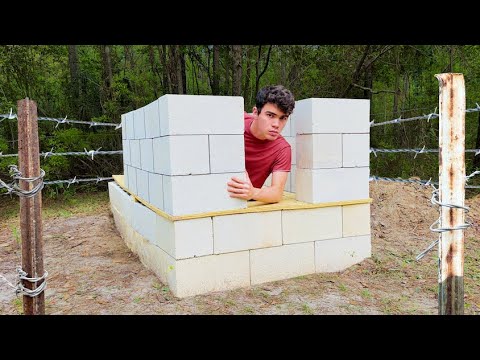 I Built an Underground Zombie Shelter