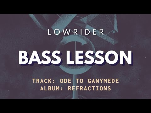 LOWRIDER - Ode To Ganymede // Stoner Doom Metal Bass Lesson w/ TAB