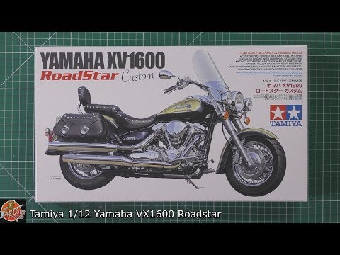 14135 YAMAHA XV1600 ROAD STAR CUSTOM Motorcycle  Tamiya 1:12 plastic model kit 