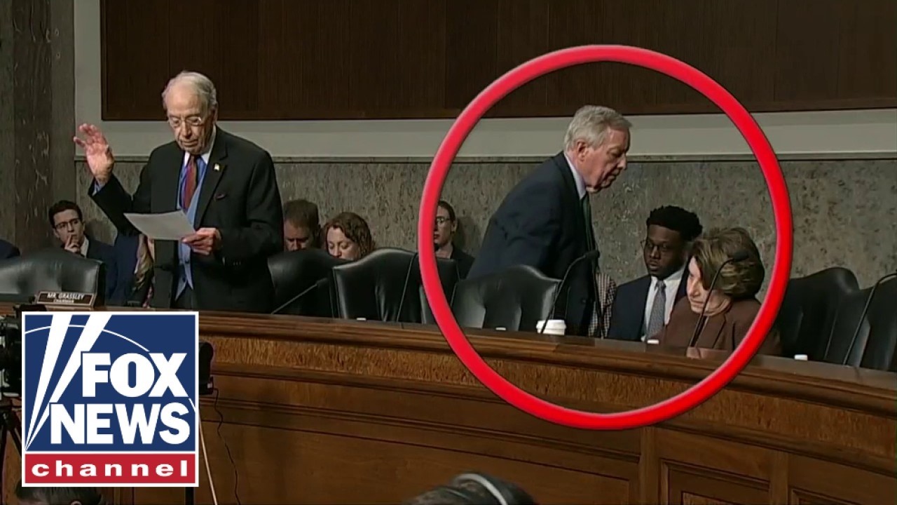 Durbin under fire after WALKING OUT during women’s sports testimony