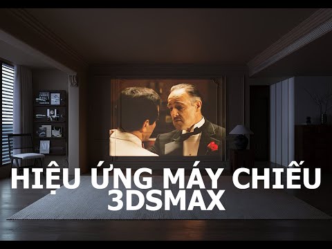 HIỆU ỨNG MÁY CHIẾU TRONG 3DSMAX - CORONA- HODIDU STUDIO