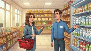 Learn Dutch Fast: Daily Dutch Stories – Market Dialogue (A1 Level)