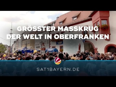 Größter Maßkrug der Welt: Neuer Weltrekord in Marktredwitz