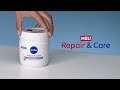NIVEA Repair &amp; Care |Â Repariert und stÃ¤rkt die Haut sofort