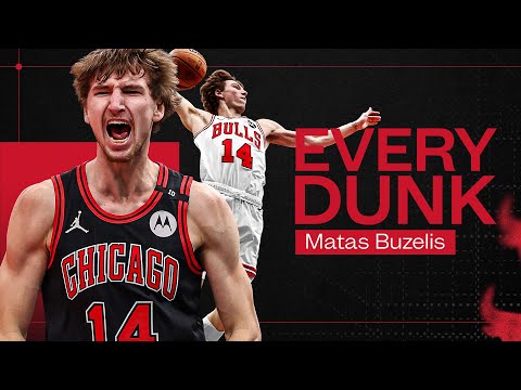 EVERY DUNK from Matas Buzelis' Rookie Season 💥 Chicago Bulls Highlights