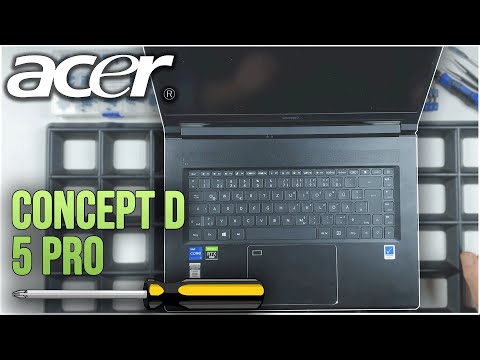 Acer ConceptD 5 Pro von innen - RAM, SSD, Akku, Lüfter wechseln