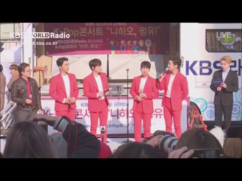 [CUT] 161111 K-pop Concert Hello,Friend! - VROMANCE ( TALK ) part 4/4