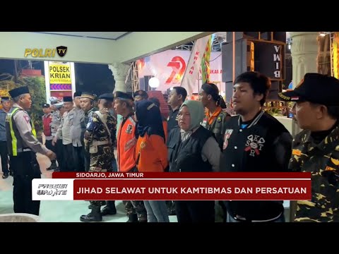PRESISI UPDATE: POLSEK KRIAN POLRESTA SIDOARJO GELAR SHOLAWAT AKBAR LINTAS AGAMA 30/06/25 (18.00)