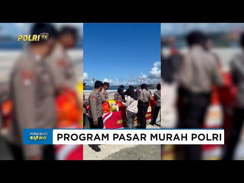 POLRES HALSEL GELAR PASAR MURAH DENGAN RATUSAN PAKET SEMBAKO LUDES