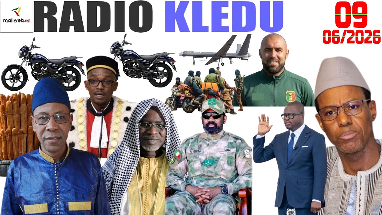 La Revue de Presse de la RADIO KLEDU du 09 Juin 2026